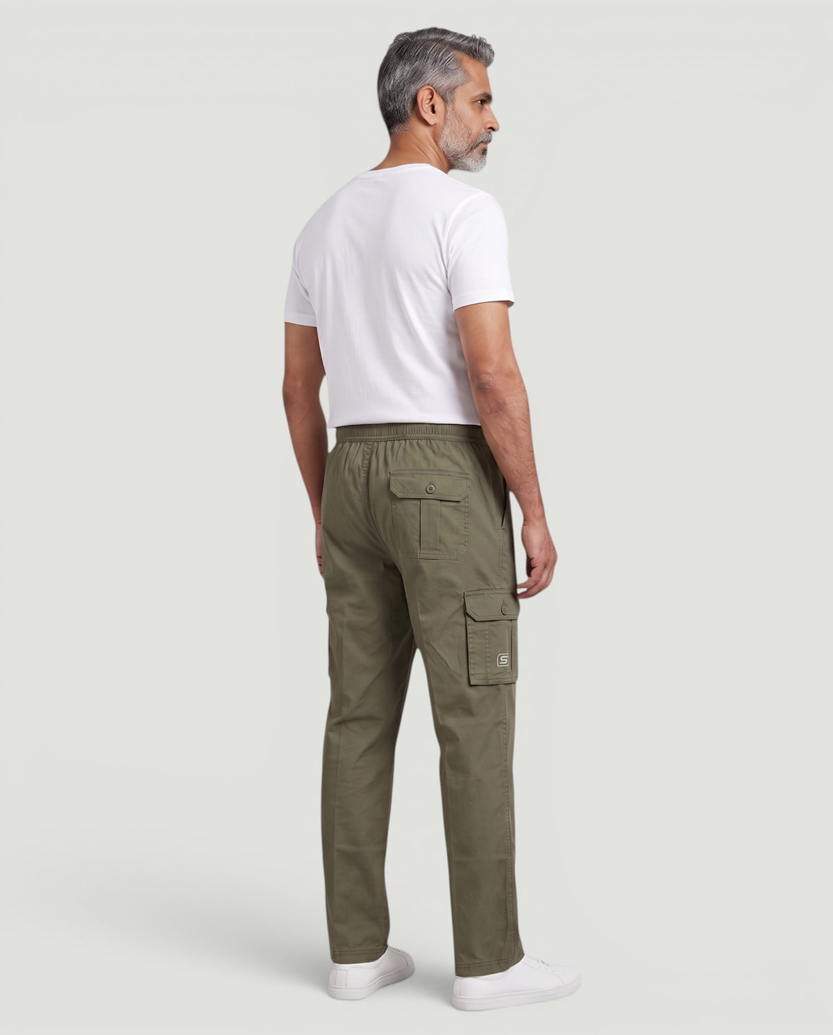 Army Urban Souls Cargo Pant 8805, back view on model