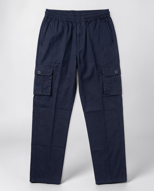 Navy Urban Souls Cargo Pant 8805, flat front view
