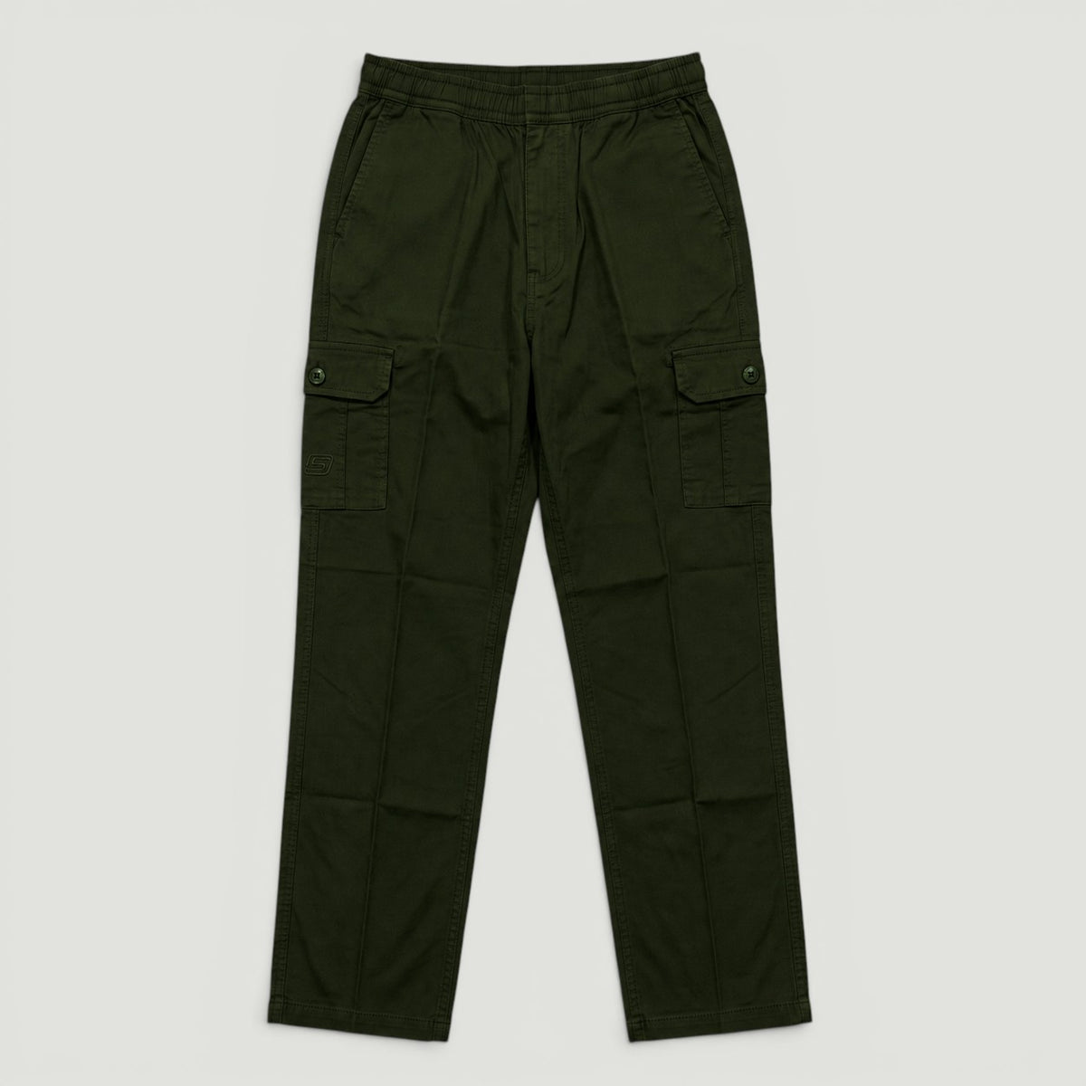 Olive Urban Souls Cargo Pant 8805, flat front view