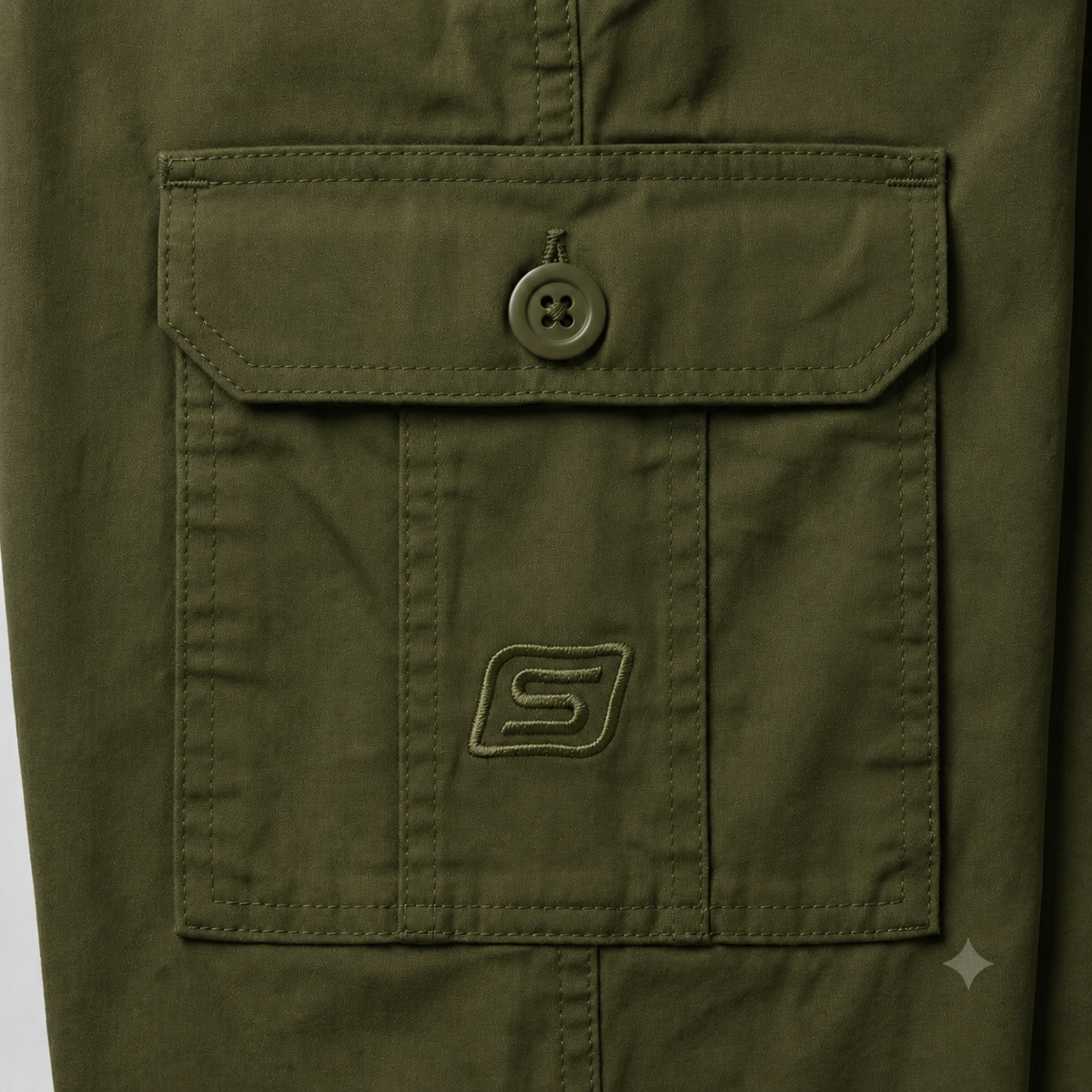 Army Urban Souls Cargo Pant 8805, pocket and logo detail