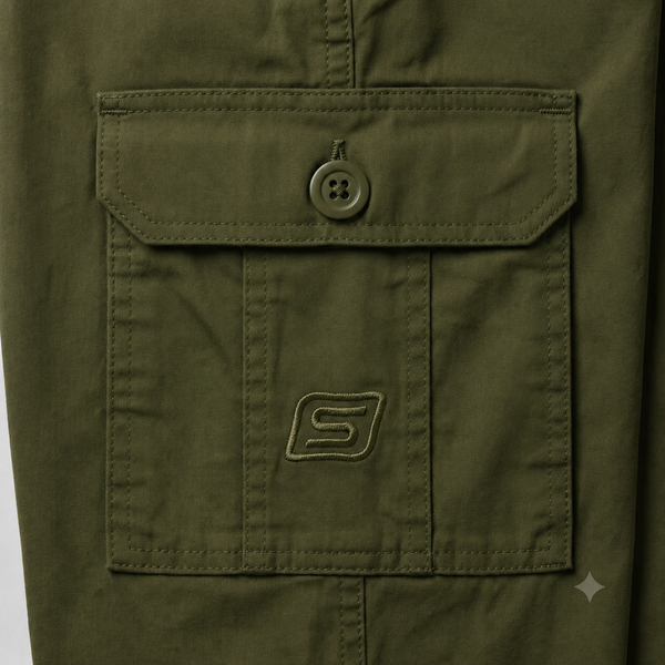Army Urban Souls Cargo Pant 8805, pocket and logo detail