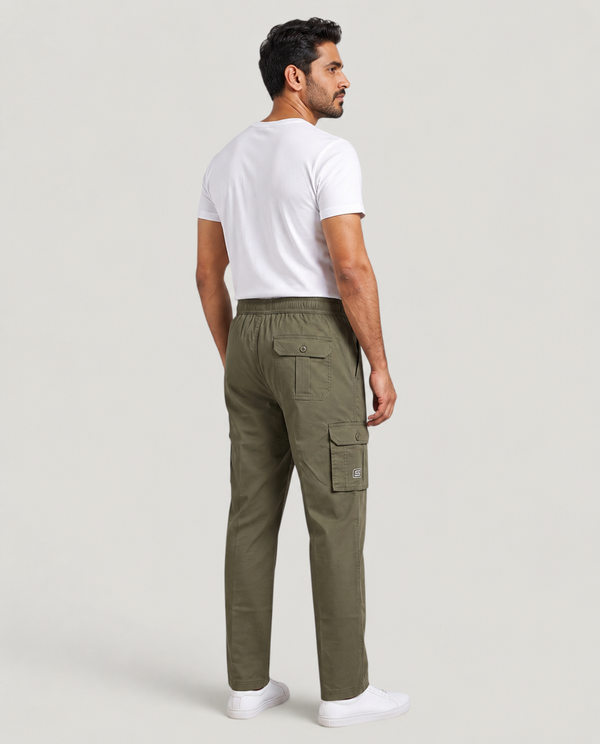 Army Urban Souls Cargo Pant 8805, back view on model