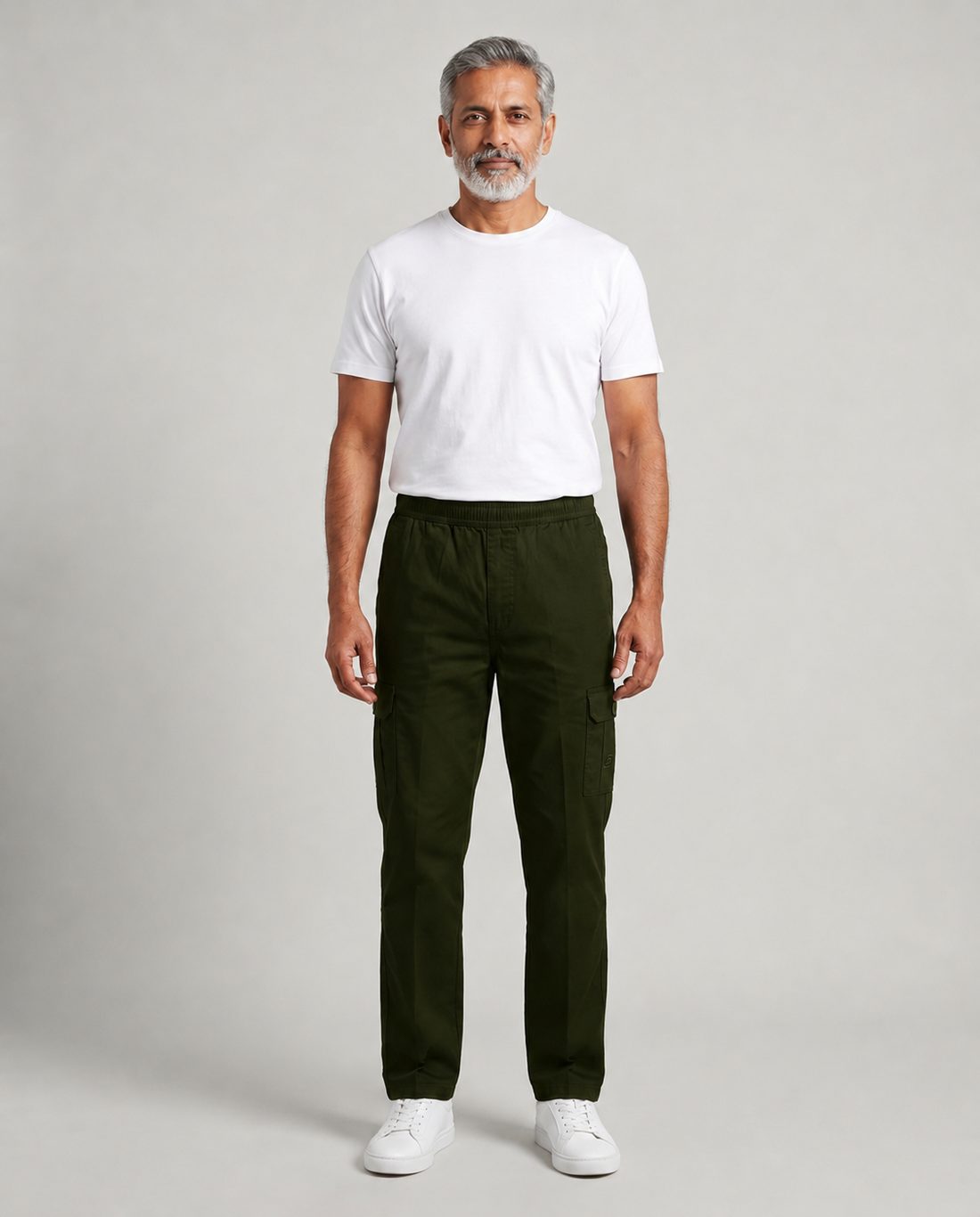 Urban Souls cargo pants on model